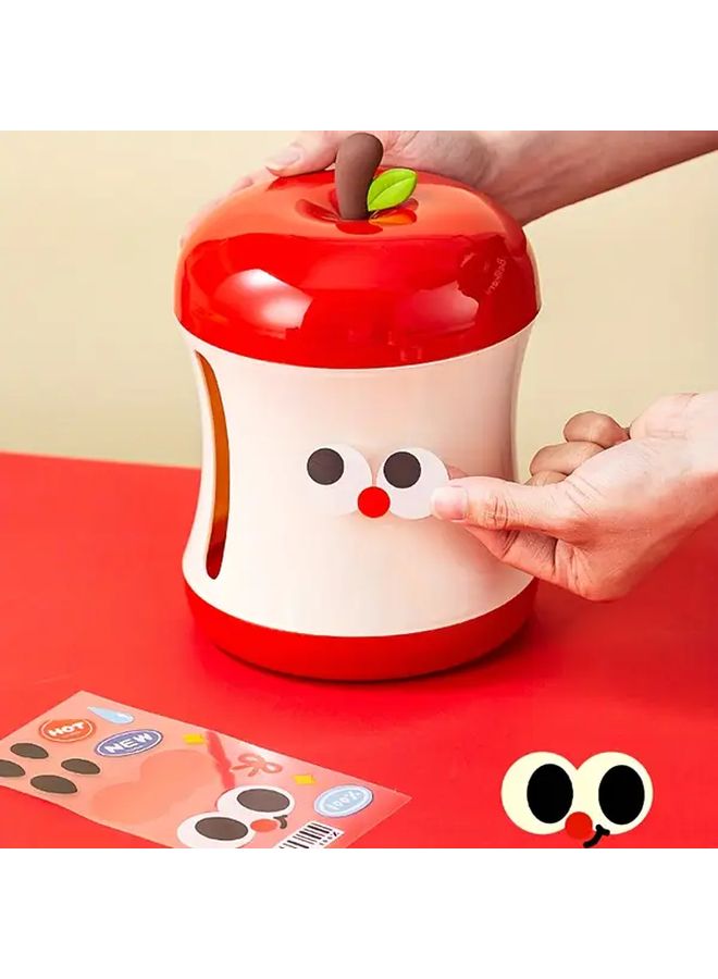 Red Apple Tissue Box Holder Desktop Napkin Organizer Holiday Christmas Decoration Gift - Image 2